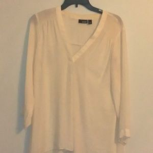 Long Sleeve cream blouse